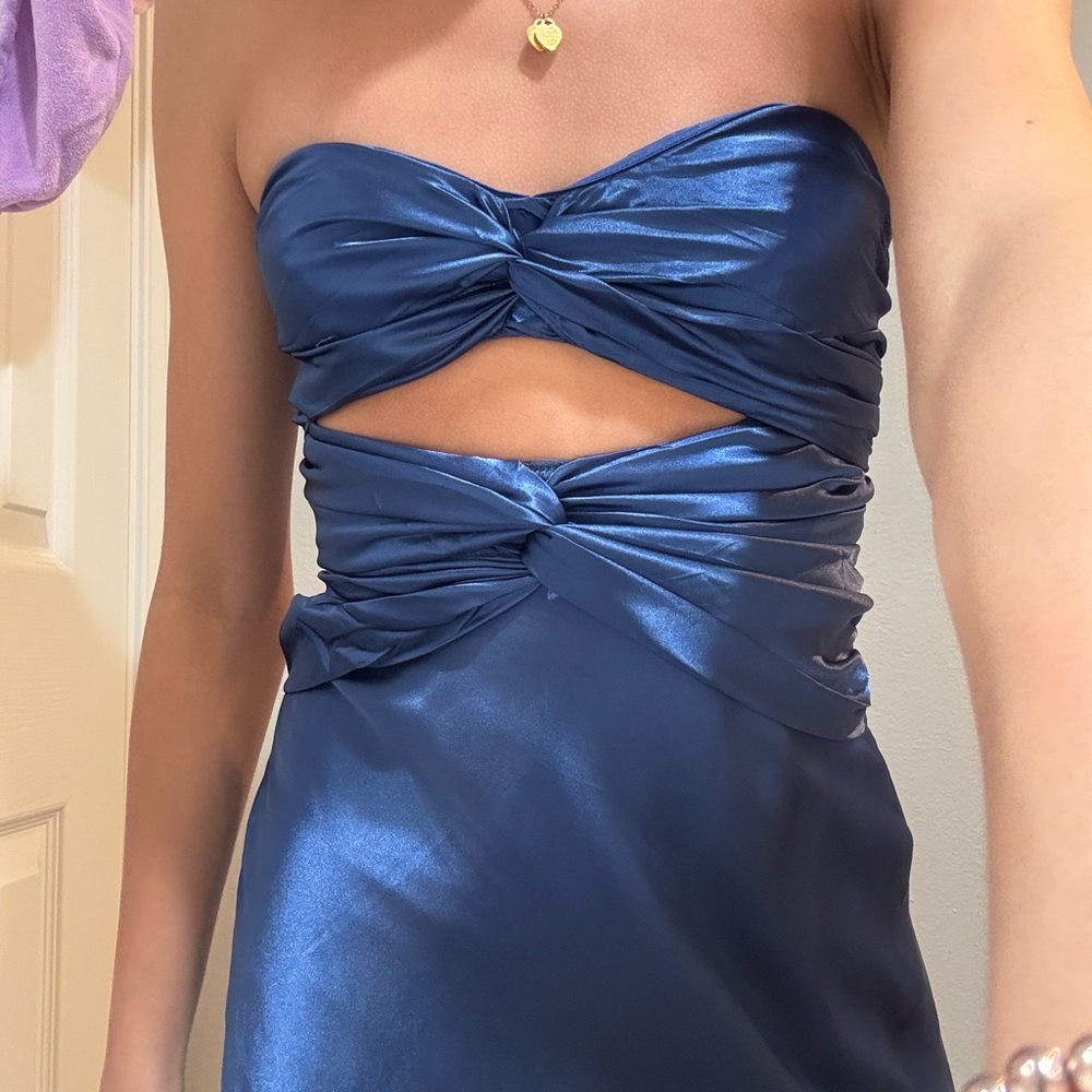American threads blue double knot dress new with tags no flaws just didn’t fit